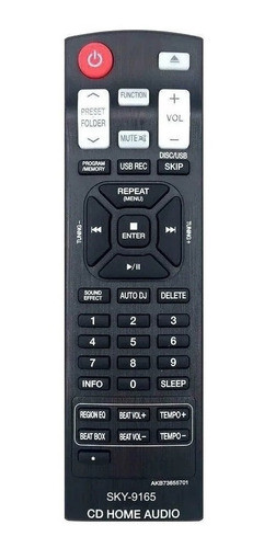 Controle Remoto Para Mini System Ck43 Cm4320 0