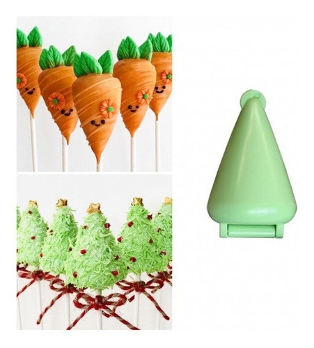 Molde Para Pop Cake Formato De Cone 3d 0