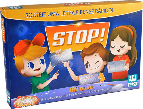 Jogo Infantil Stop Pense Rápido Criança - Nig 0