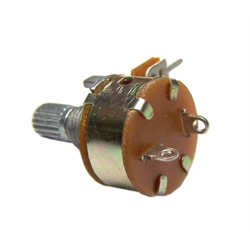 Kit-10 Potenciômetro 200k 16mm Com Chave 0