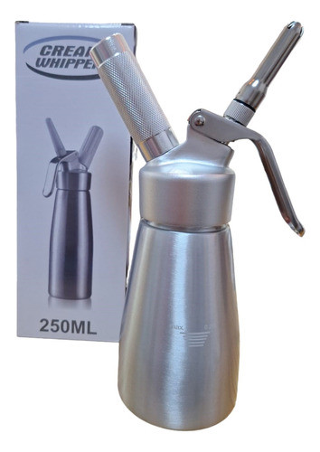 Sifon Cremera Para Crema 250ml Cromada Reposteria 0