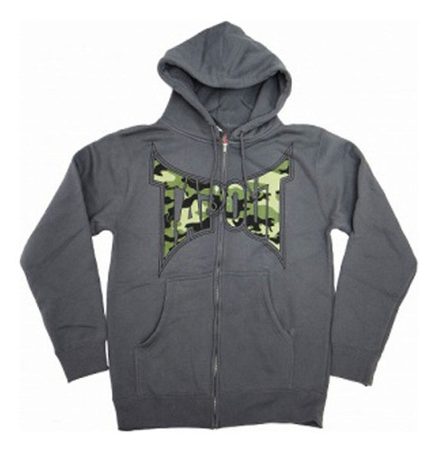 Campera/canguro Tapout Sniper Zipup Gris-talle S 0
