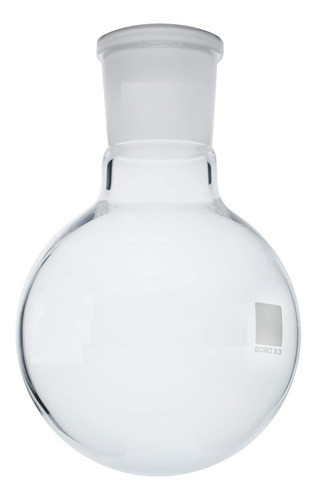 Balon Vidrio Borosilicato 3.3 Cuello Esmeri 24/40 2000 Ml 0