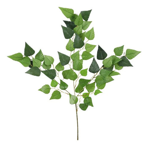 Rama Jardin Vertical Hojas De Ficus Verdes Artificial 0
