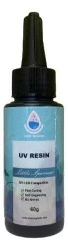 Resina Uv Líquido Transparente De Curado Uv 60 Gr. 0