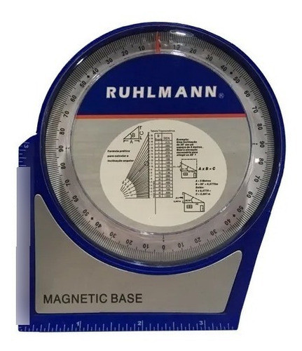 Medidor Nivel Angular Goniómetro Magnético Ángulos Ruhlmann 0