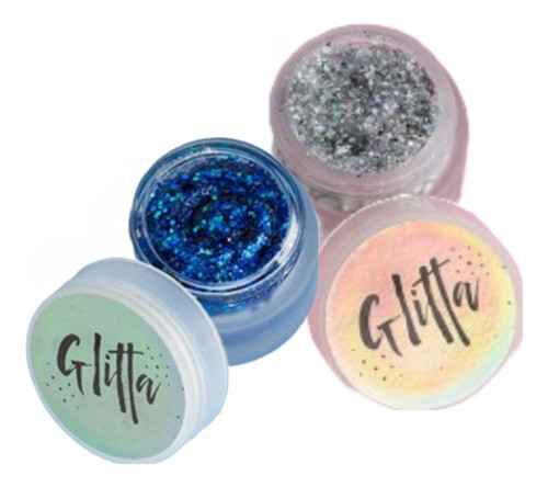Kit Maquillaje Argentina Glitter En Gel Easy Glitta Mundial 0