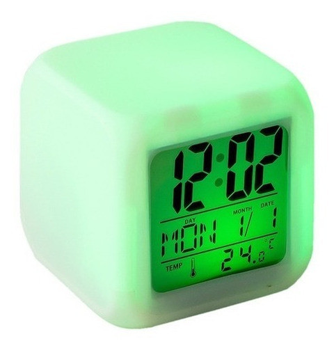 Reloj Cubo Con Luces 0