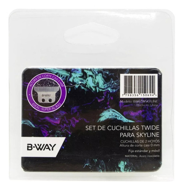 Set De Cuchillas B-way Para Patillera Skyline Trimmer Barber 0