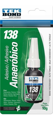 Fixa Rolamentos 138 10g Verde  20181004000 Tekbond 0