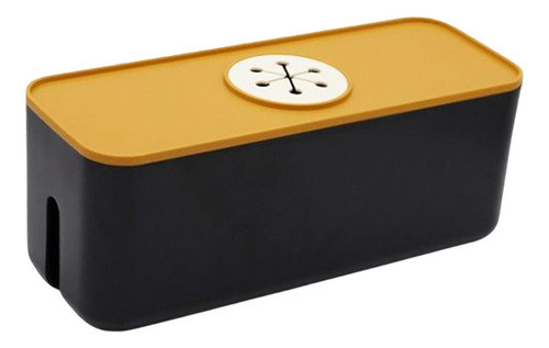 Gadget De Esconder Cabo De Fio Organizar Preto 0
