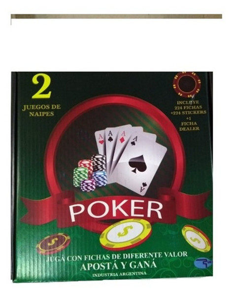 Juego De Poker En Caja Rueste 1242 0
