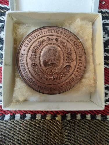 Medalla De Censo 1887 0