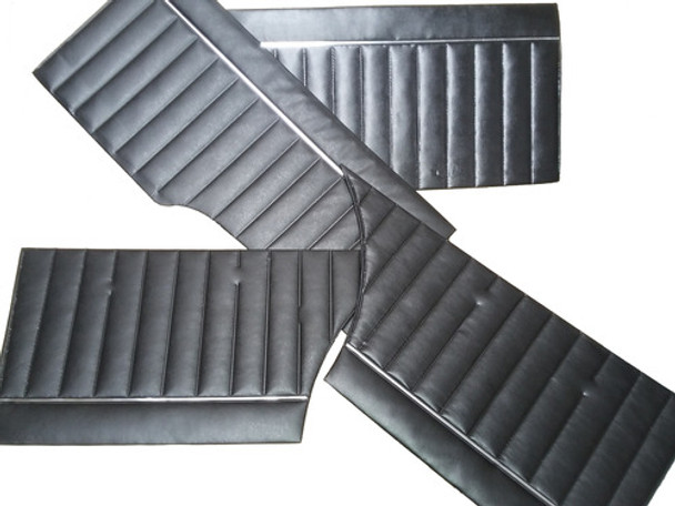Juego De Paneles De Puerta Tapizados Ford Falcon 62/72 Negro 0
