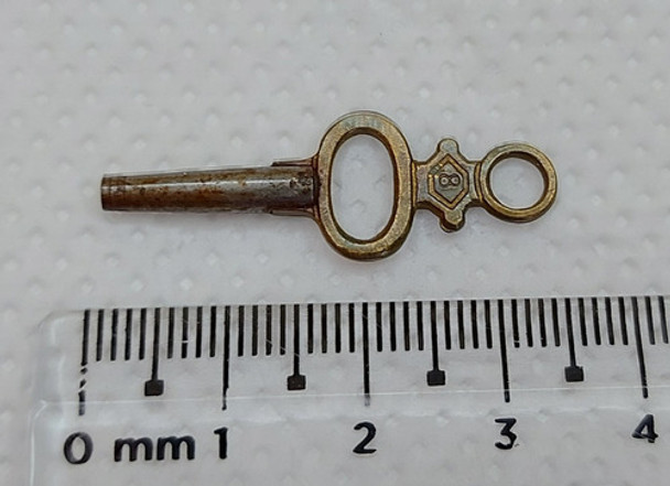 Chave Para Relógio De Bolso Antiga Número 8 0