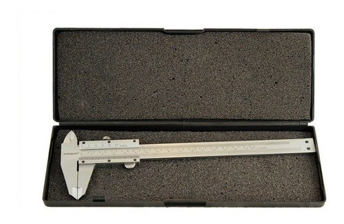 Calibre Manual Mecanico 150mm Ruhlmann Acero Inox. Estuche 0