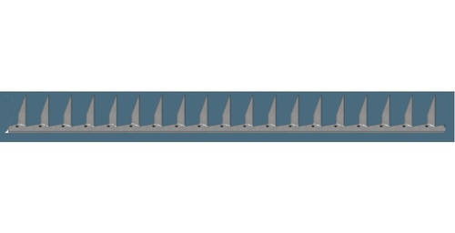 Puas Pinches Punta De Seguridad Diente Tiburón Protege Muros 0