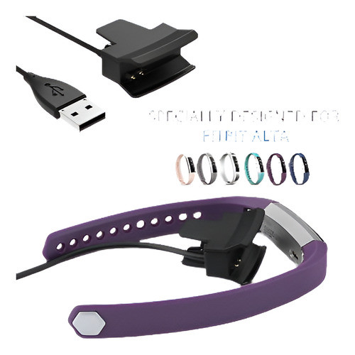 Repuesto Cargador Usb Cable Cable De Carga Para Fitbit Alta 0