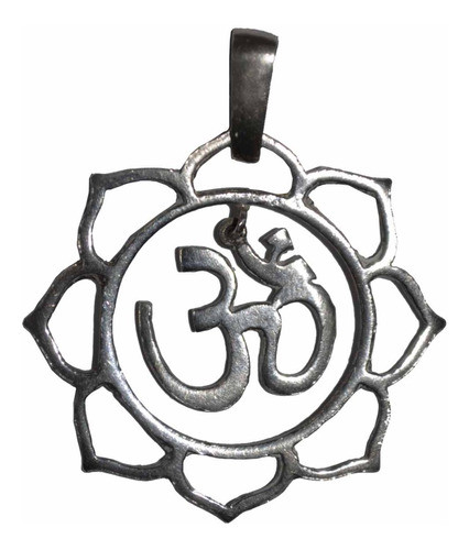 Colgante Om Lotus - Plata 925 0