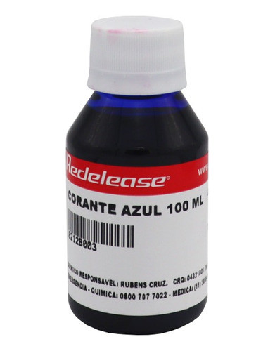 Corante Translúcido Azul Para Plastisol Redelease 100ml 0
