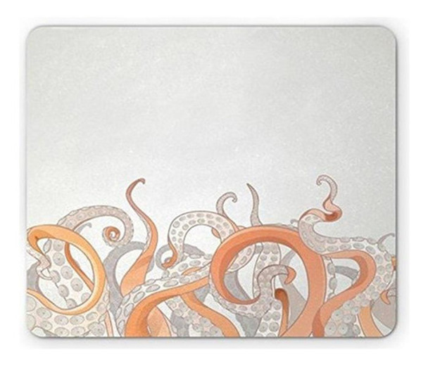 Alfombrilla De Raton De Pulpo Printawe, Fondo De Tentaculo 0