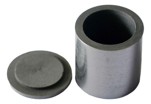 Crisol De Grafito Con Tapa Para Fundir Metales 2x2cm 0