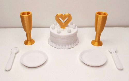 Accesorios De Cocina Miniaturas Para Muñecas Mod. 20 0
