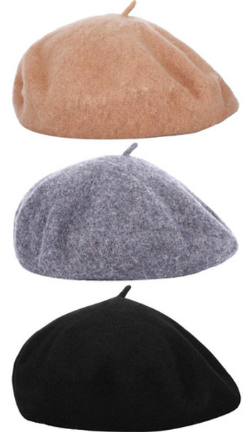 Gorro Boina Lana Niños, Gorro Francés, Gorro Boina Invierno 0