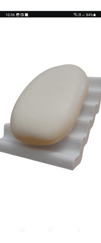 Jabonera Plástica Símil Piedra. 0