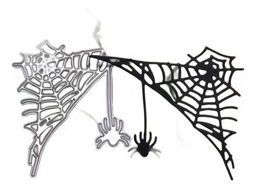 Faca De Corte E Relevo Scrapbook Teia E Aranha/halloween #8 0