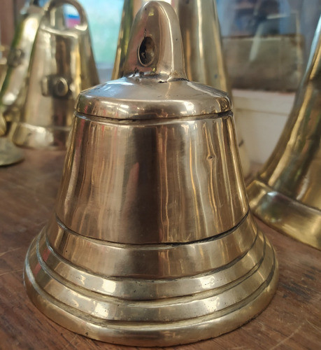 Campana De Bronce Mediana 9cm Diametro Ref 196 0