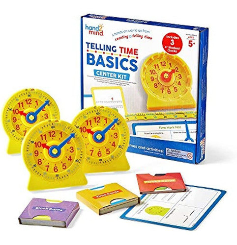 Hand2mind Telling Time Basics Center Kit, Numberline Learnin 0
