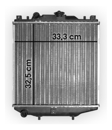Radiador Agua Daewoo Tico 0