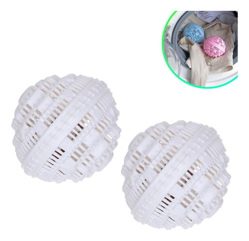 Kit 2 Bola Mágica Lava Roupas Ecológica Esfera 1000 Lavagens 0