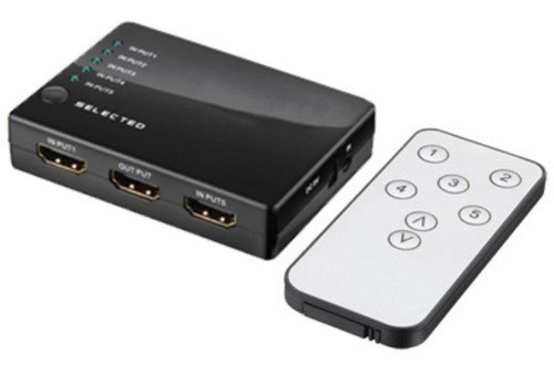 Switch Chaveador Hdmi Com 5 Entradas X 1 Saída Flexport 0