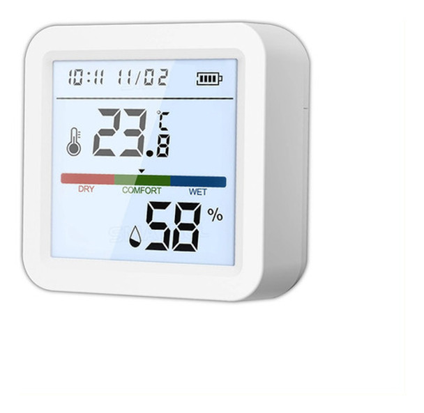 Panel Sensor De Temperatura Y Humedad Smart Zigbee Backlight 0