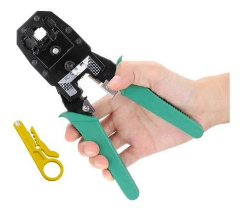 Kit 3 Alicates Crimpar Rj45 Rj11 Profis + Desencapador Fio 0