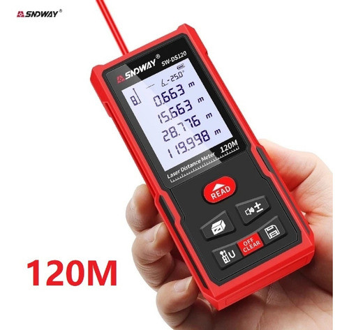 1 Medidor De Distância A Laser De 120 M, Régua Digital De 0