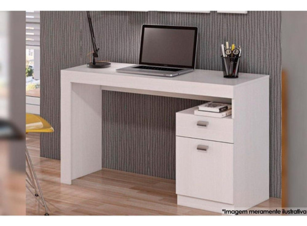 Mesa De Computador Permóbili Melissa Branco 0