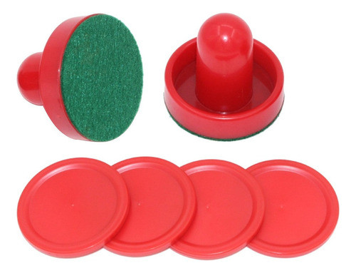 Equipamento De Mesa De Hóquei De Ar Pás De Hóquei Vermelhas 0
