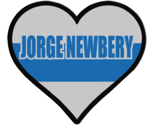 Parche Termoadhesivo Corazon Jorge Newbery Comodoro 0