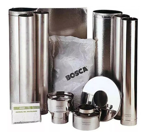 Kit De Chimenea Completo Para Calefactor A Leña De 150 Mm 0