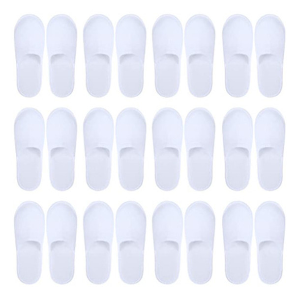 12 Pares De Chinelos De Spa Descartáveis Para Homens E Mulhe 0