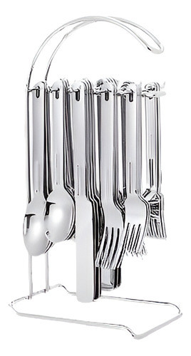 Juego De Cubiertos Supreme Housewares De 20 Con Soporte CoLG 0