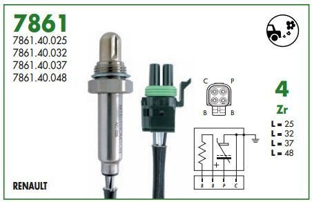 Sonda Lambda Thomson 786140025 0