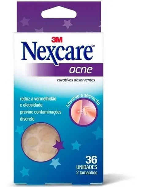 Curativo Nexcare Acne Com 36 Unidades 2 Tamanhos 0 Curativo Nexcare Acne Com 36 Unidades 2 Tamanhos 0