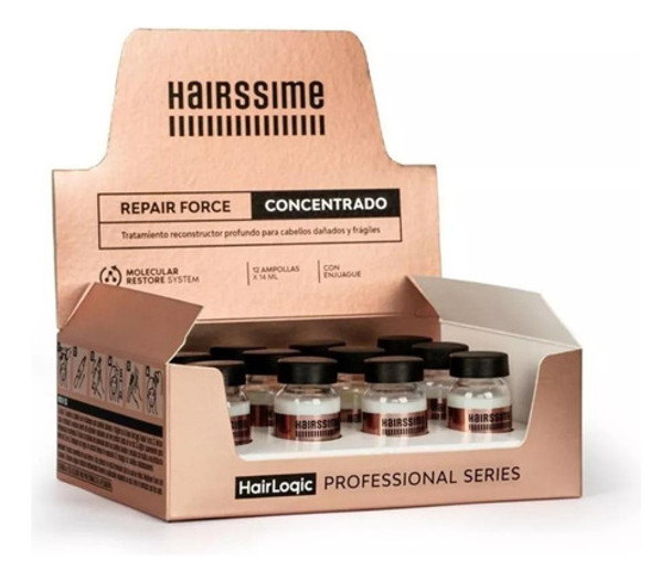 Concentrados Ampollas Repair Force 12 X 14 Ml Hairssime 0 Concentrados Ampollas Repair Force 12 X 14 Ml Hairssime 0