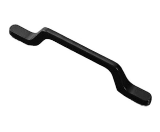 Manija Tirador 96mm Negro Satinado Cajón Mueble 0 Manija Tirador 96mm Negro Satinado Cajón Mueble 0