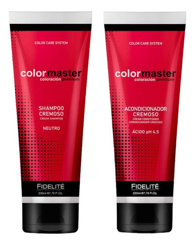 Kit Shampoo Neutro +acondicionador Ph 4.5 Fidelite X 230ml 0