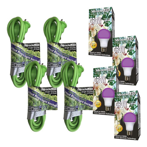 Miracleled 602664 Ultra Grow String Bulb Spectrum Kit De Sis 0